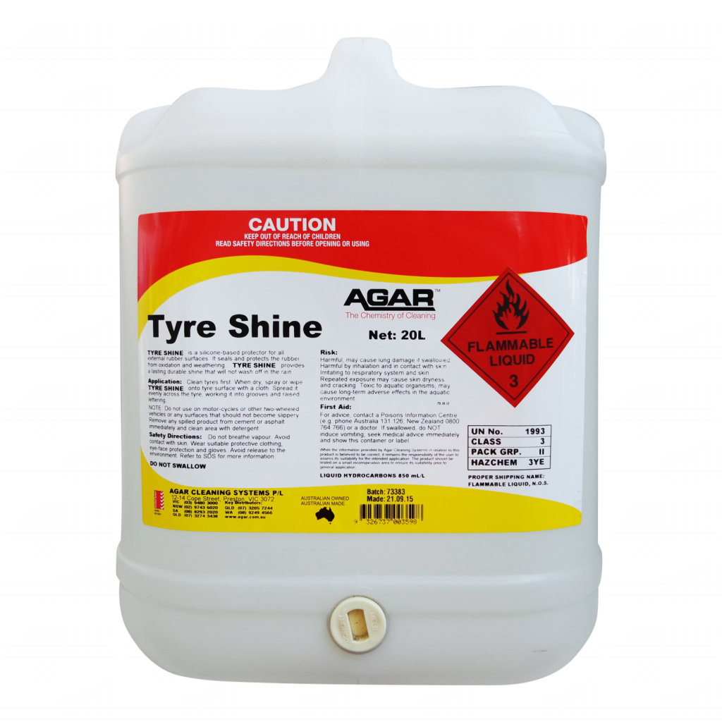 AGAR Tyre Shine United Cleaning Supplies